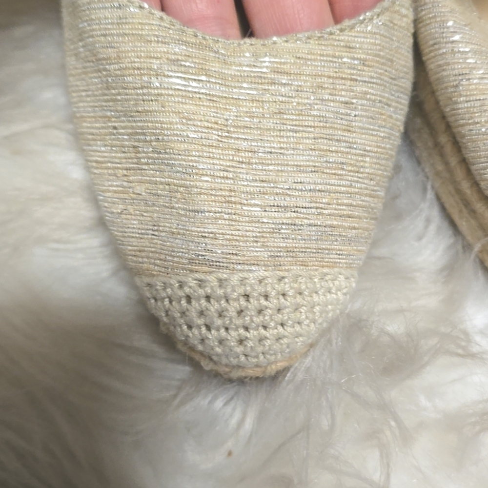 Ivanka Trump Cream Wedges - Picture 7 of 11